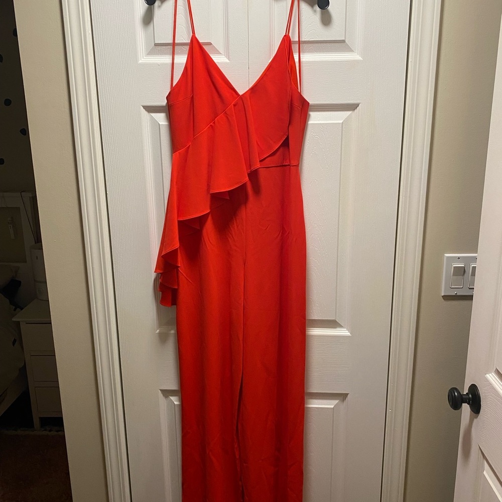 Alice + Olivia Red Jumpsuit BNWT